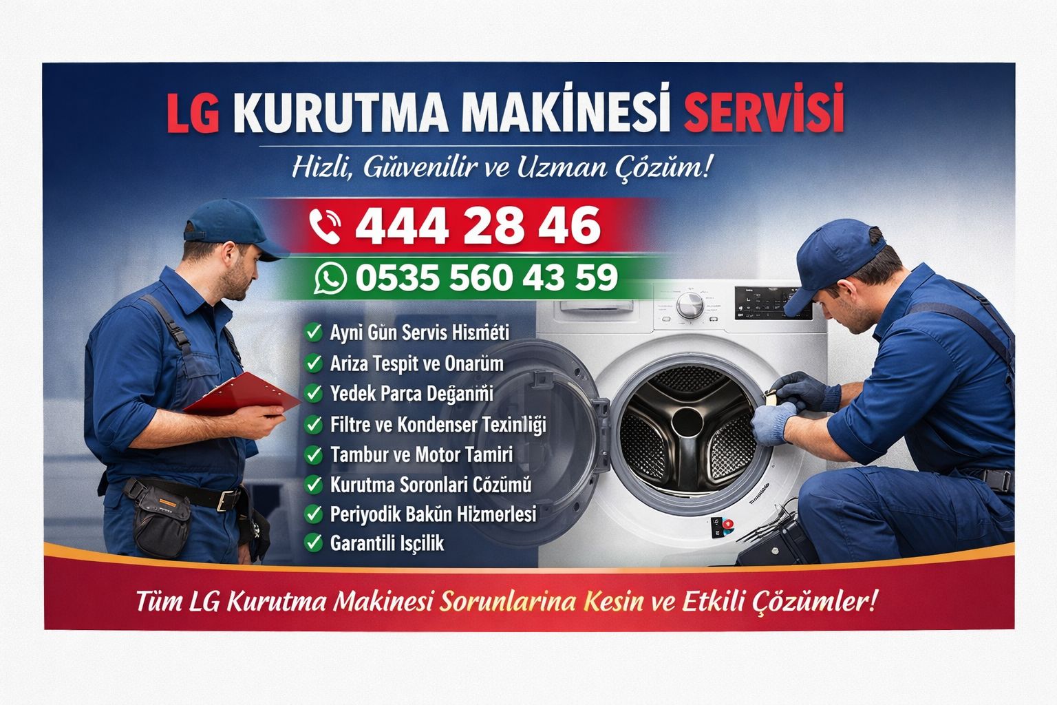 LG Kurutma Makinesi Servisi